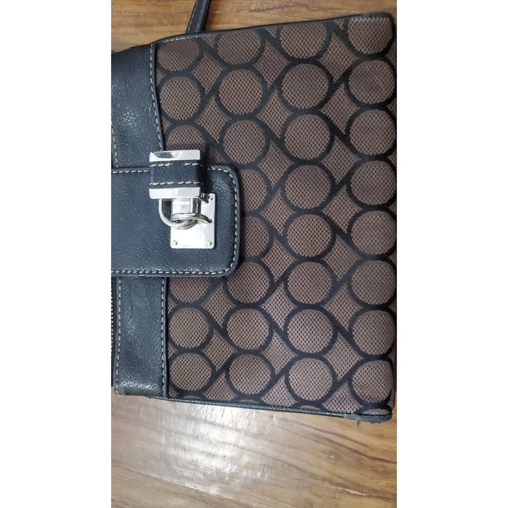 Nine West Women's Black Handbag w/  Lock Charm